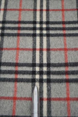 Check Cashmere Grey Scarf