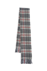 Check Cashmere Grey Scarf