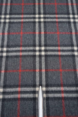 Check Cashmere Grey Scarf