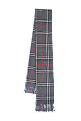 Check Cashmere Grey Scarf