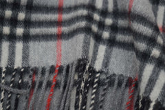 Check Cashmere Grey Scarf