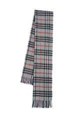Check Cashmere Grey Scarf