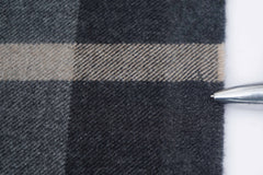 Burberry Pre-Owned Check Wool Grey Scarf