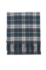 Burberry Pre-Owned Check Cashmere Dark Grey Scarf