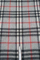 Burberry Pre-Owned Check Cashmere Grey Scarf