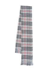 Burberry Pre-Owned Check Cashmere Grey Scarf