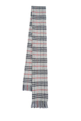 Check Lambswool Grey Scarf