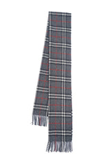 Check Lambswool Grey Scarf
