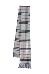 Check Lambswool Grey Scarf