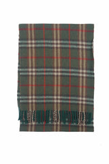 Check Cashmere Green Scarf