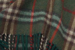 Check Cashmere Green Scarf