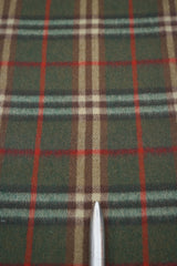 Check Cashmere Green Scarf