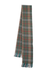 Check Cashmere Green Scarf