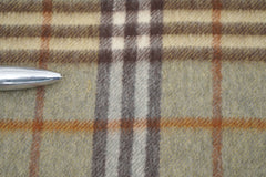 Check Cashmere Green Scarf