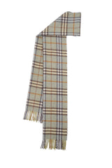 Check Cashmere Green Scarf
