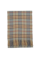 Check Cashmere Green Scarf