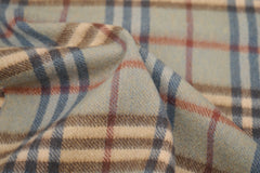 Check Cashmere Green Scarf