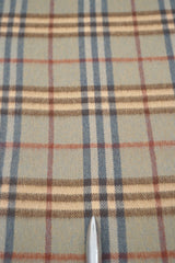 Check Cashmere Green Scarf