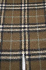 Check Cashmere Green Scarf