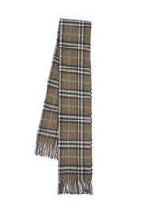 Check Cashmere Green Scarf