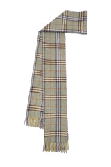 Burberry Pre-Owned Check Lambswool Green Scarf