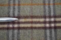 Burberry Pre-Owned Check Cashmere Green Scarf