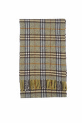 Burberry Pre-Owned Check Cashmere Green Scarf