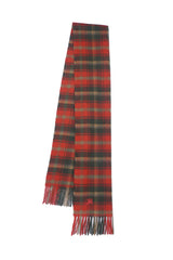 Check Cashmere Red/Green Scarf