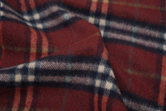 Burberry Authentic Check Cashmere Maroon Scarf
