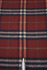 Burberry Authentic Check Cashmere Maroon Scarf