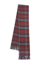 Burberry Authentic Check Cashmere Maroon Scarf