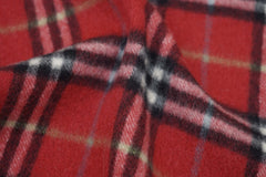 Burberry Pre-Owned Check Cashmere Red Scarf