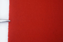 Plain Cashmere Red Scarf