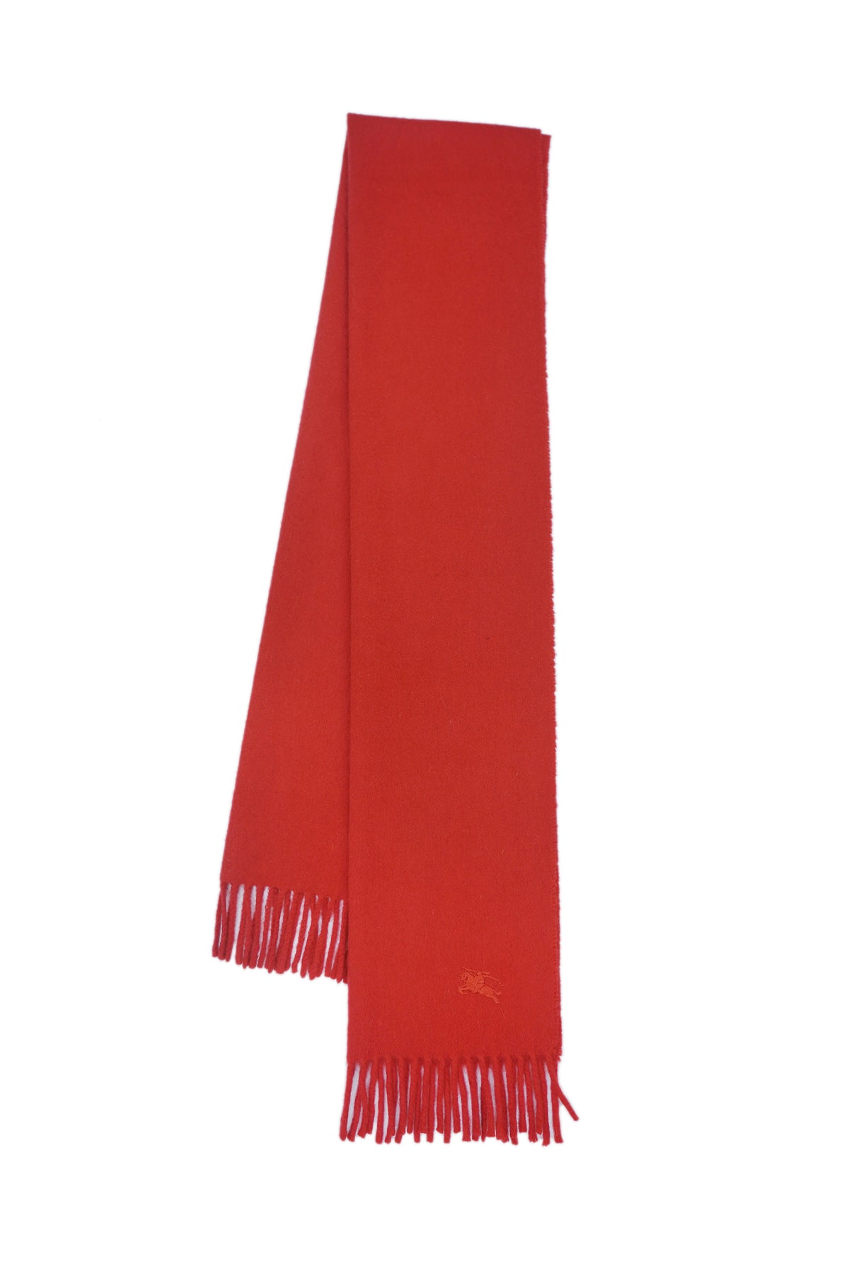 Plain Cashmere Red Scarf