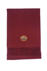 Plain Cashmere Maroon/Burgundy Scarf