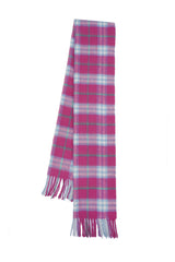Check Cashmere Purple Scarf