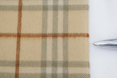 Check Cashmere Yellow Scarf