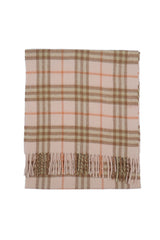 Check Cashmere Light Pink Scarf