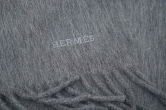 Plain Cashmere Grey Scarf