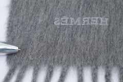 Plain Cashmere Grey Scarf