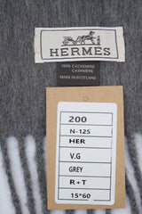 Plain Cashmere Grey Scarf