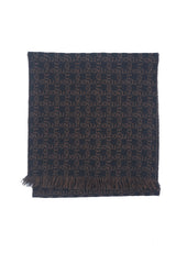 Logo Wool Brown Scarf