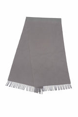 Logo Wool Sand Brown Scarf