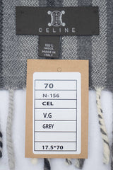 Vintage Wool Grey Scarf