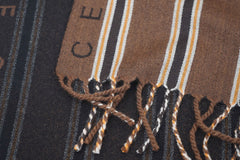 Vintage Wool Brown Scarf