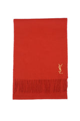Solid/Plain Wool Red Scarf