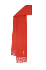 Solid/Plain Wool Red Scarf