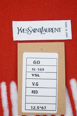 Solid/Plain Wool Red Scarf