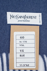 Solid/Plain Wool Blue Scarf