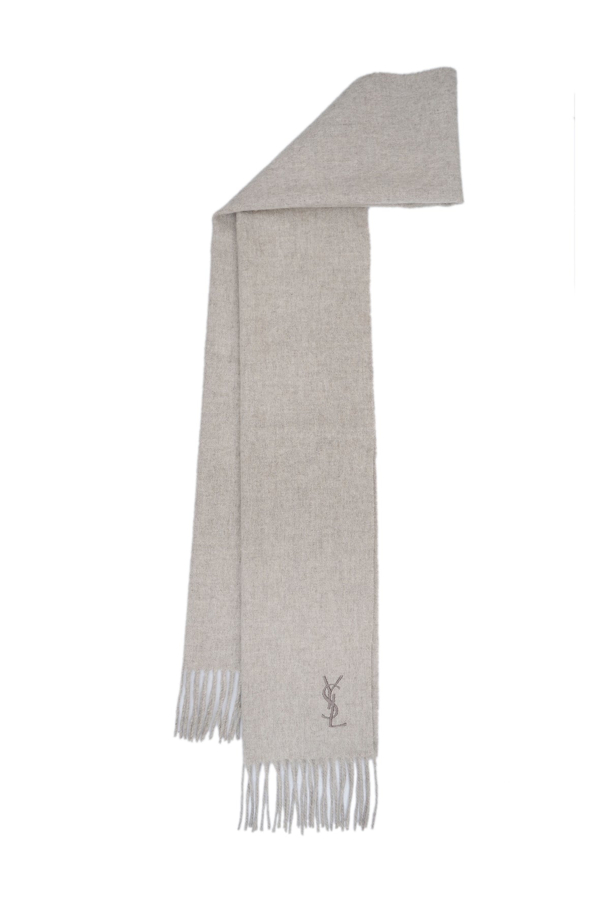 Solid/Plain Wool Brown Scarf